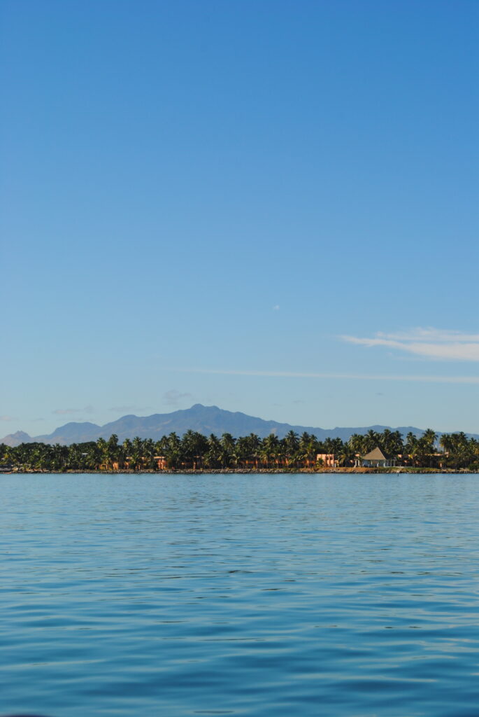 Mountain range view