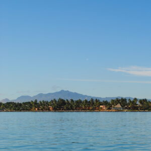 Mountain range view